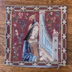 Vintage Embroidered Makeup, Pencil or Tablet case